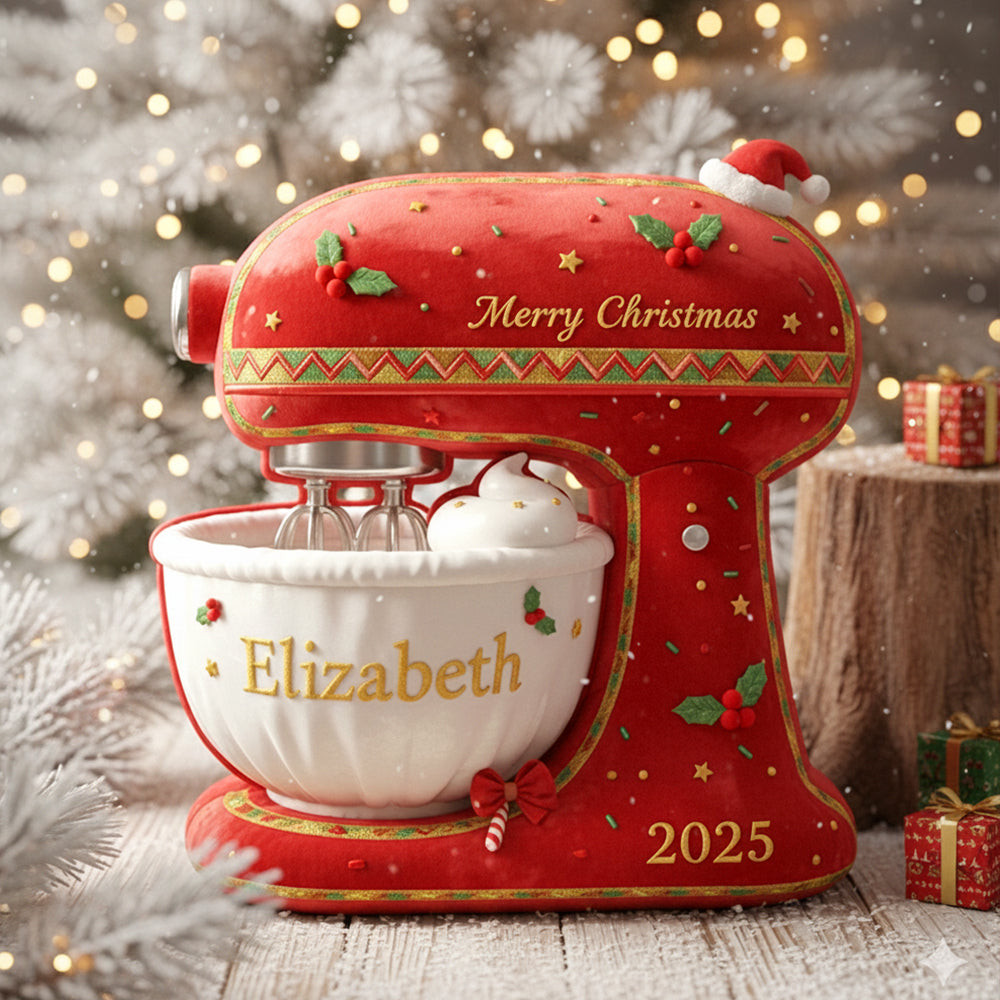 Cute Baking Mixer Pillow-Personalized Christmas Gifts For Baking Lovers - Silly Christmas Gifts For Coworkers Cute Baking Mixer Pillow-Personalized Christmas Gifts For Baking Lovers - Silly Christmas Gifts For Coworkers