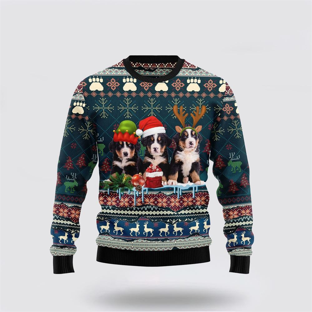 Cute Bernese Mountain Dog Christmas Ugly Christmas Christmas Gift For Dog Love