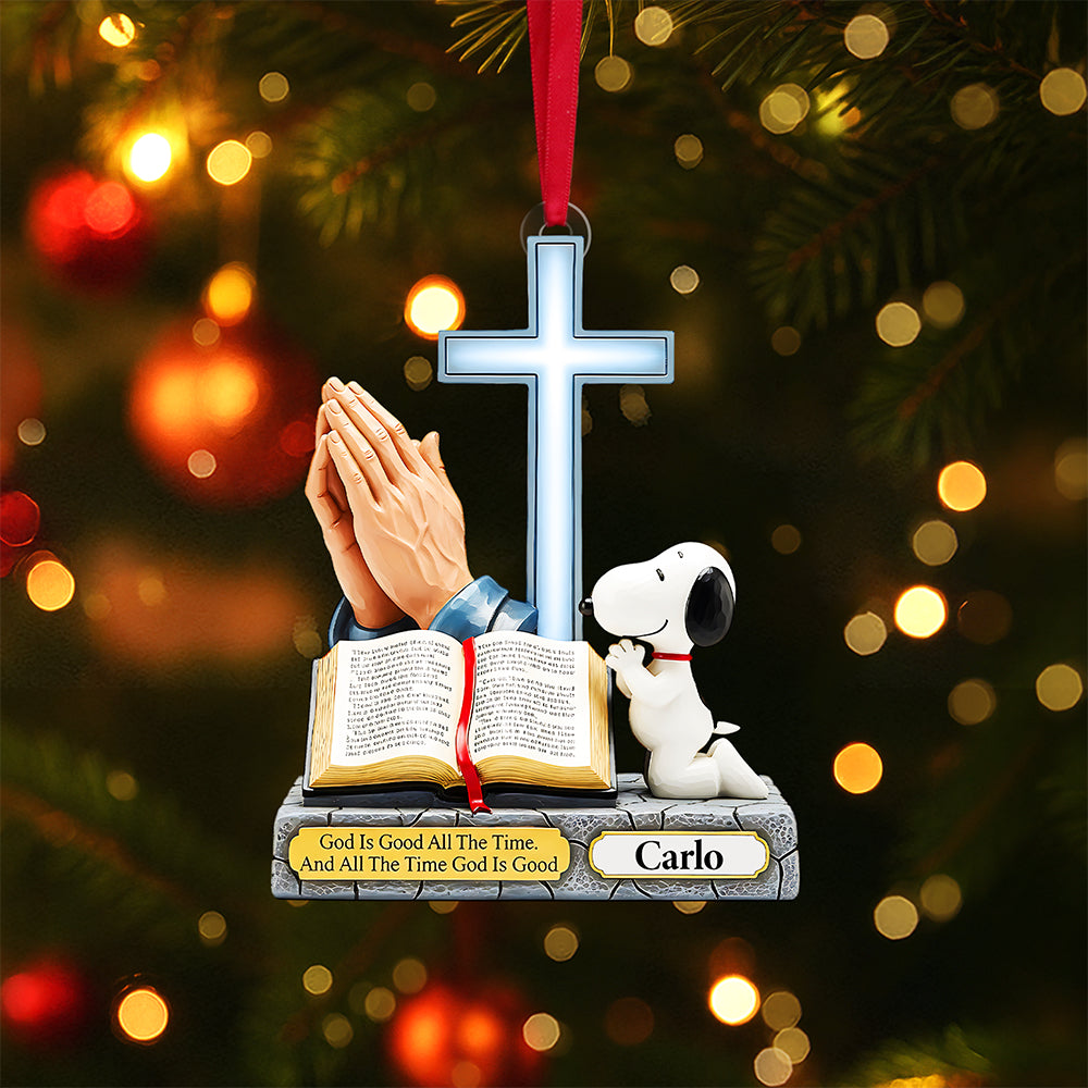 Cute Christian Ornament - Personalized Gifts For Christians - Christmas Ornament Gift Idea