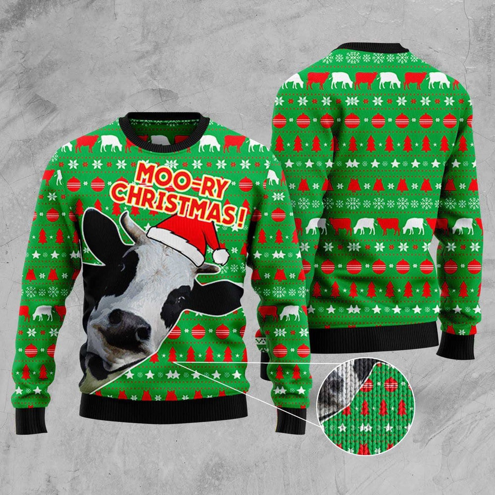 Cute Cow Ugly Christmas Sweater Funny Ugly Christmas Sweater Xmas Gifts
