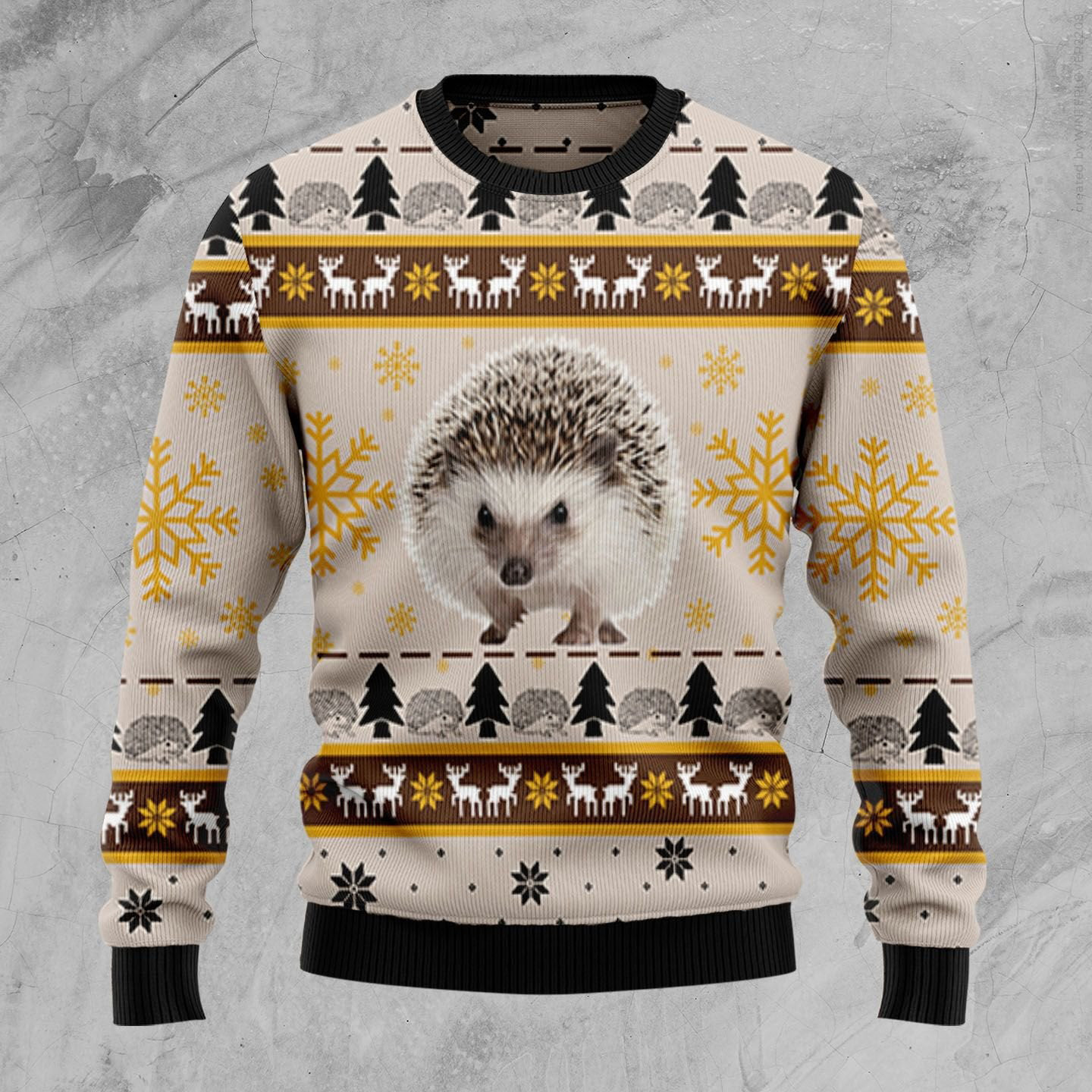 Cute Hedgehog Best Funny Ugly Sweaters Funny Xmas Clothing Gift For Hedgehog Lover