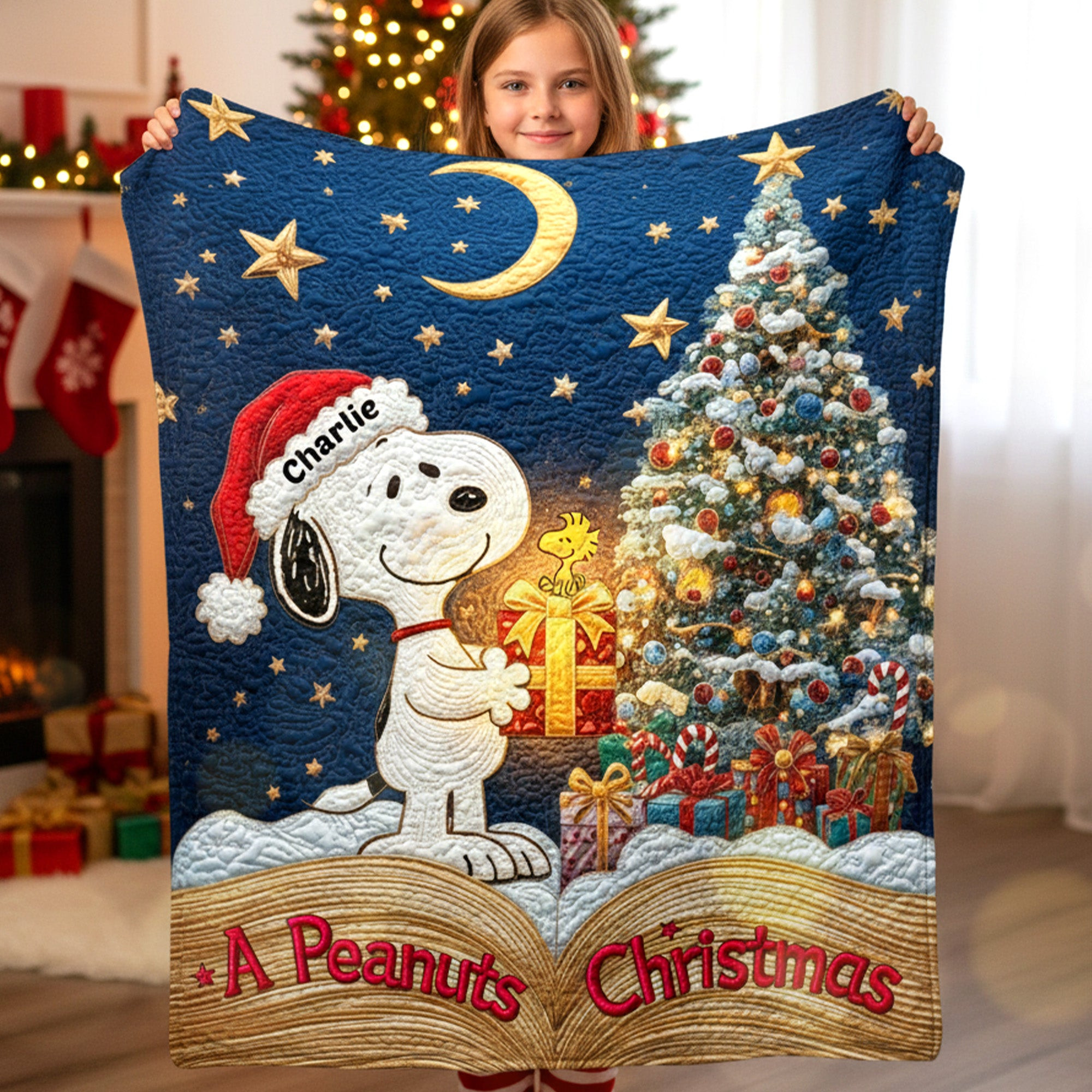 Cute Holiday Character Blanket - Personalized Christmas Gifts For Kids - Novelty Christmas Ornaments Funny Cute Holiday Character Blanket - Personalized Christmas Gifts For Kids - Novelty Christmas Ornaments Funny