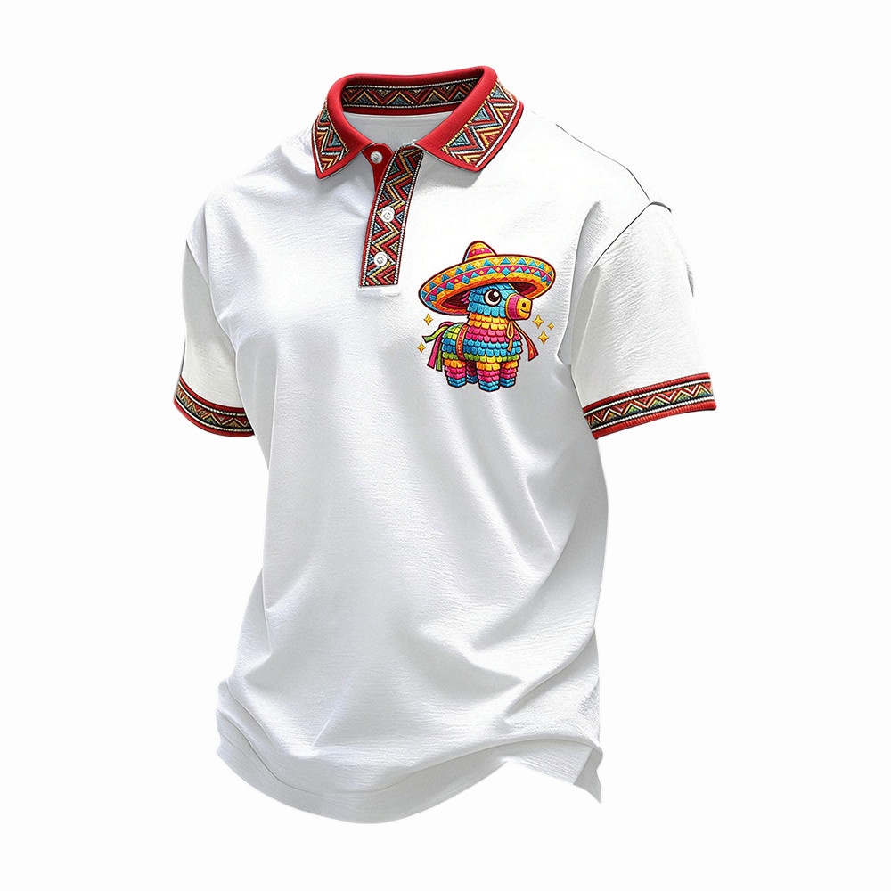 Cute Mexican Polo Shirt Mexican Fiesta Party Clothing Mexican Birthday Gift Ideas