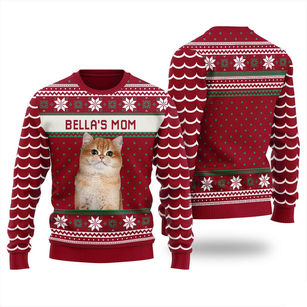 Cute Personalized Pet Ugly Christmas Sweater Unique Christmas Gifts For Adults
