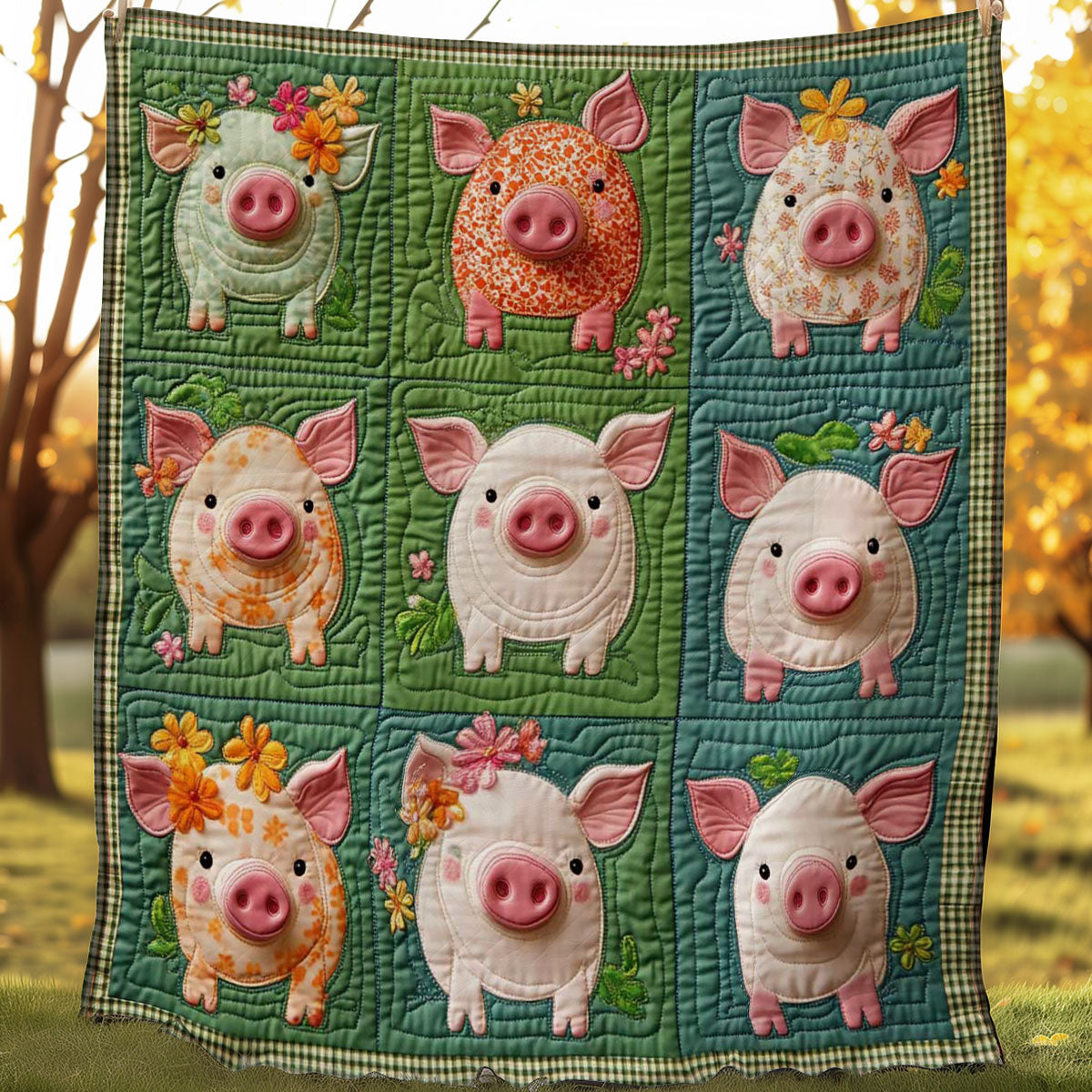 Cute Pig Collection Quilt Blanket Best Blankets Christmas Presents For Son In Law