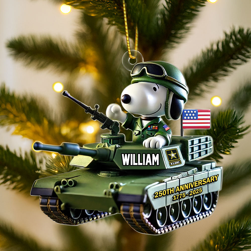 Cute Soldier Ornament - Personalized Gifts For Veteran - Family Christmas Ornament Gift Cute Soldier Ornament - Personalized Gifts For Veteran - Family Christmas Ornament Gift