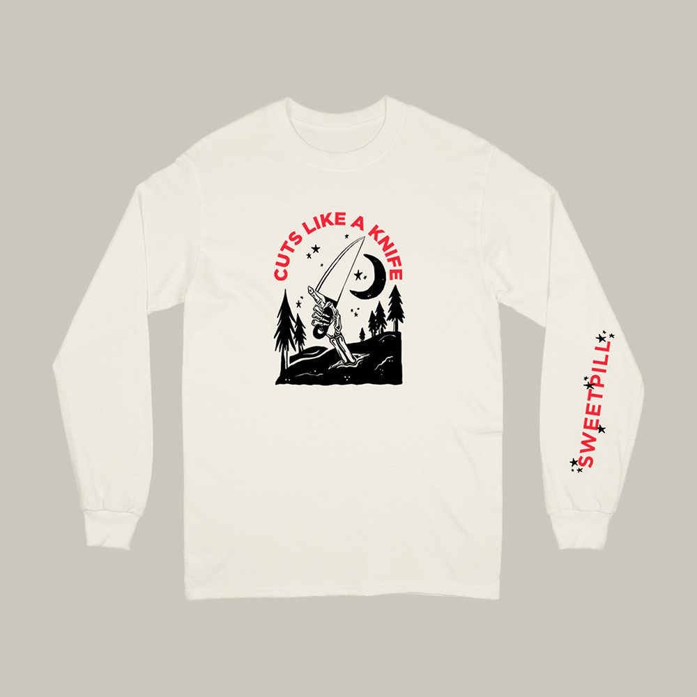 Cuts Like A Knife Sweet Pill Long Sleeve Shirt Sweet Pill Fan Apparel Music Lover Gift