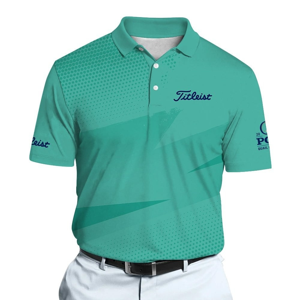 Cyan Green 2025 PGA Championship Men Polo Shirt Gifts For Male Golfers