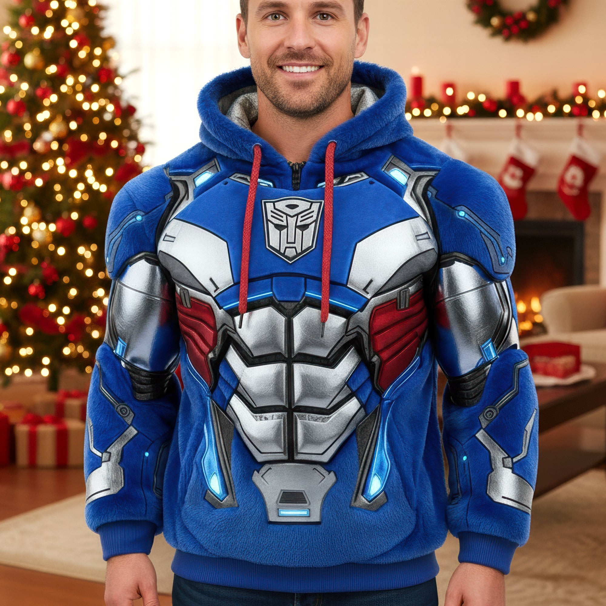 Cyber Armor 3d Hoodie - Christmas Gifts - Secret Santa Gifts Funny Ideas
