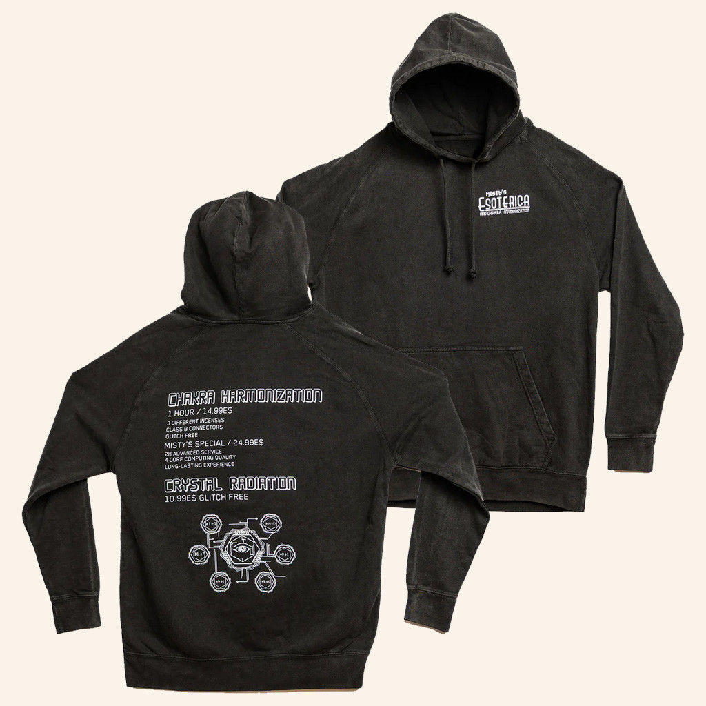 Cyberpunk 2077 Merch Cyberpunk 2077 Misty's Esoterica Wash Hoodie Gifts For Husband