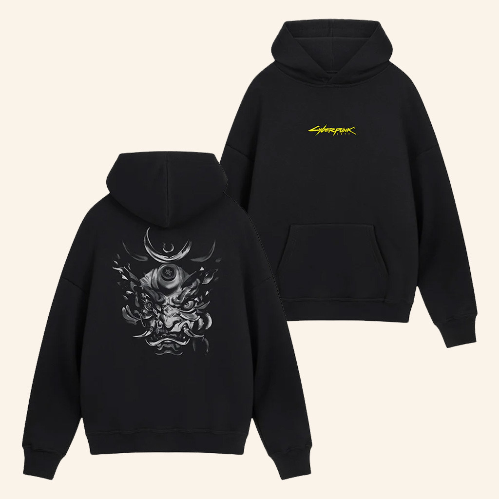 Cyberpunk 2077 Merch Cyberpunk 2077 Samurai Hoodie Birthday Gift For Husband