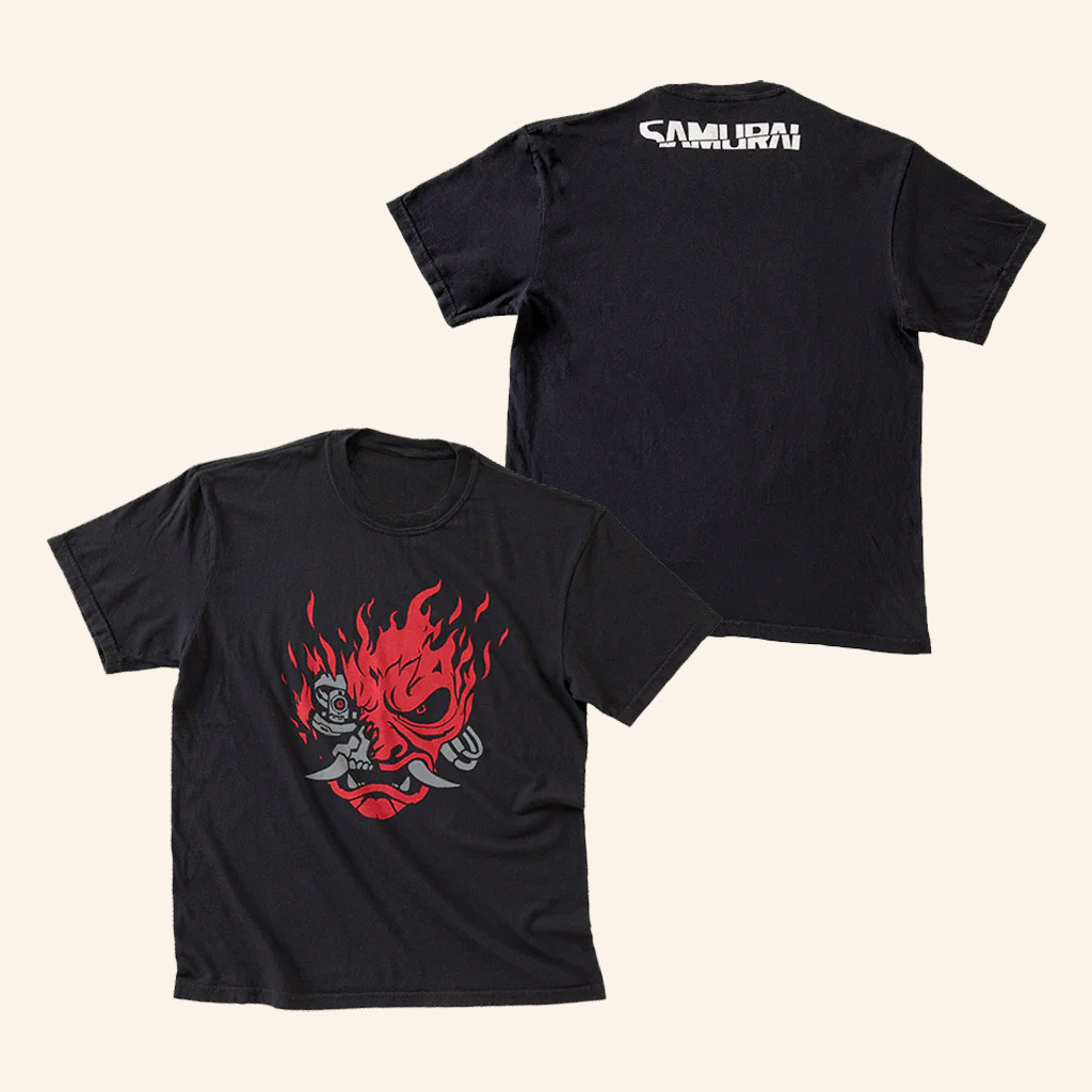Cyberpunk 2077 Merch Cyberpunk 2077 Samurai T-Shirt Gifts For Friends Cyberpunk 2077 Merch Cyberpunk 2077 Samurai T-Shirt Gifts For Friends