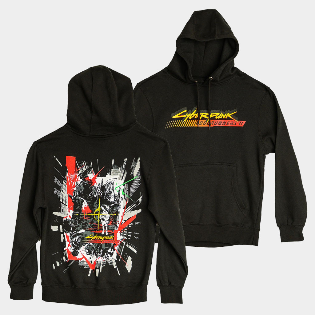 Cyberpunk Merch Cyberpunk Edgerunners 2 Poster Art Hoodie Gift Idea For Video Game Lover