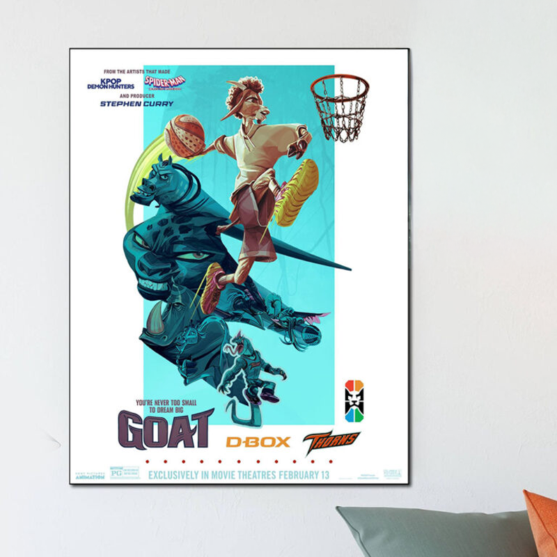 D-Box Poster For GOAT You're Never Too Small To Dream Big Exclusively In Movie Theatres 2026 Poster
