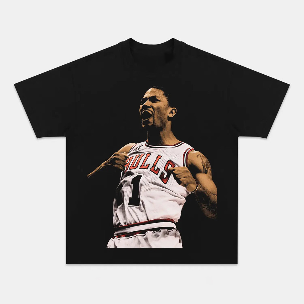 D Rose Vintage Graphic T-Shirt Gift For Basketball Lover