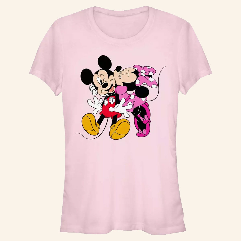 D Valentines Merch Mickey Mouse And Minnie Mouse Hugs And Kisses T-Shirt Gifts For Wife D Valentines Merch Mickey Mouse And Minnie Mouse Hugs And Kisses T-Shirt Gifts For Wife