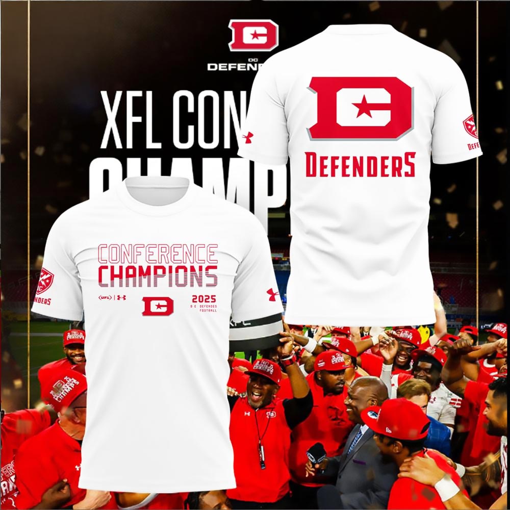 D.C. Defenders Commander in Chief of the XFL Conference Champions Merch-T-Shirt Best Gift For Fans