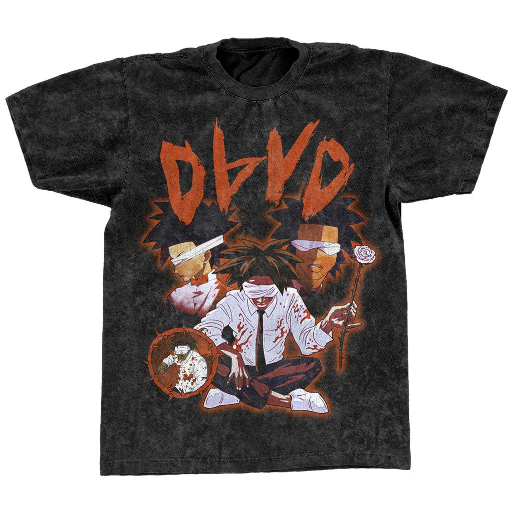 D4VD Merch Anime Wash T-Shirt Presents For Friends