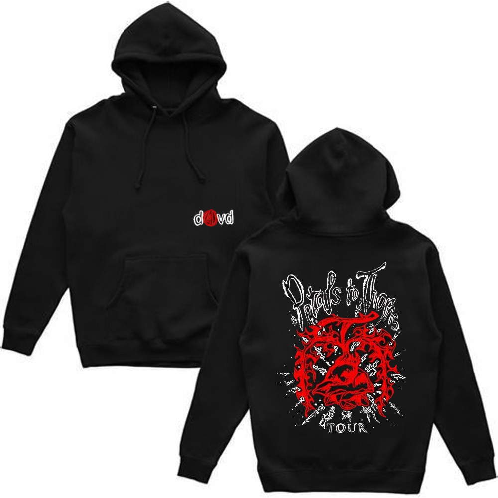 D4vd Merch Hoodie Petals to Thorns D4vd Tour Merch Clothing For Fans Great Gifts