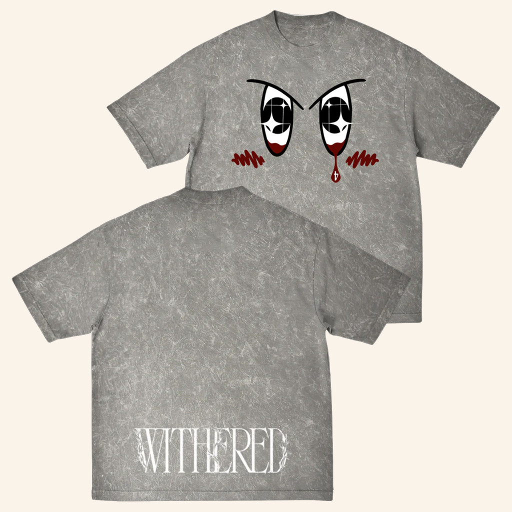 D4Vd Merch Withered Anime T-Shirt Music Related Gifts For Guys