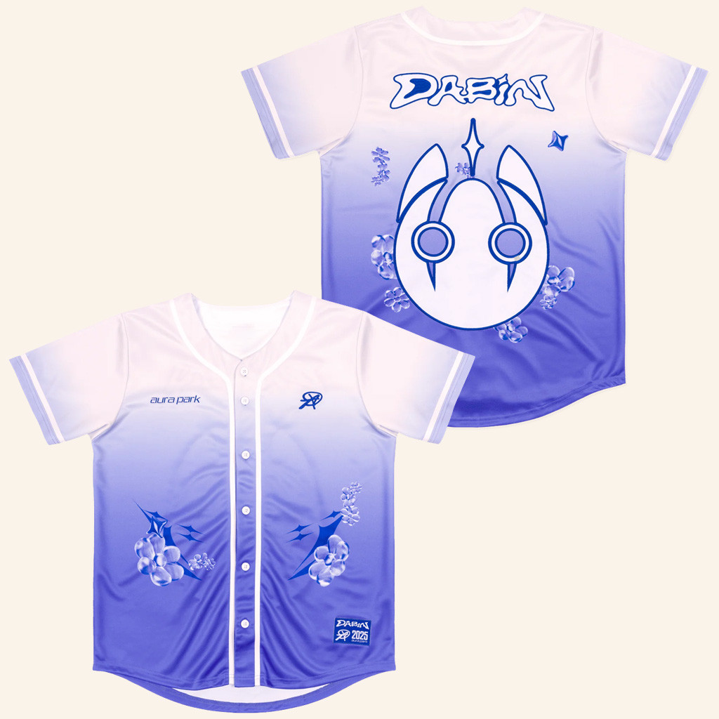 Dabin Merch Aura Park Baseball Jersey Christmas Gifts For Sister Dabin Merch Aura Park Baseball Jersey Christmas Gifts For Sister
