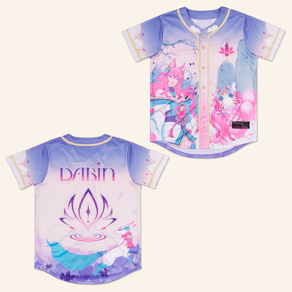 Dabin Merch PRESALE Dabin x League Of Legends Jersey Spirit Blossom Baseball Jersey Dabin Merch PRESALE Dabin x League Of Legends Jersey Spirit Blossom Baseball Jersey