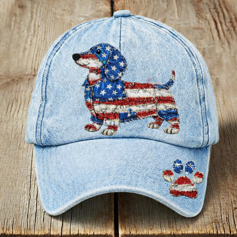 Dachshund 250th Anniversary Of America Hat Best 4Th Of July Cap Dog Lover Present