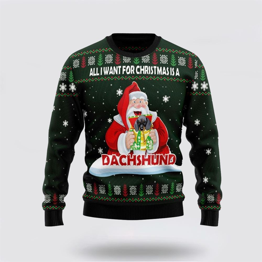 Dachshund Dog Gift Ugly Christmas Sweater Christmas Gift For Dog Love