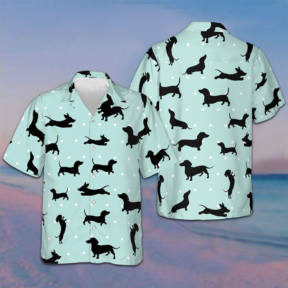 Dachshund Dogs Hawaiian Shirt Vacation Button Down Shirts Gifts For Dachshund Lovers Dachshund Dogs Hawaiian Shirt Vacation Button Down Shirts Gifts For Dachshund Lovers