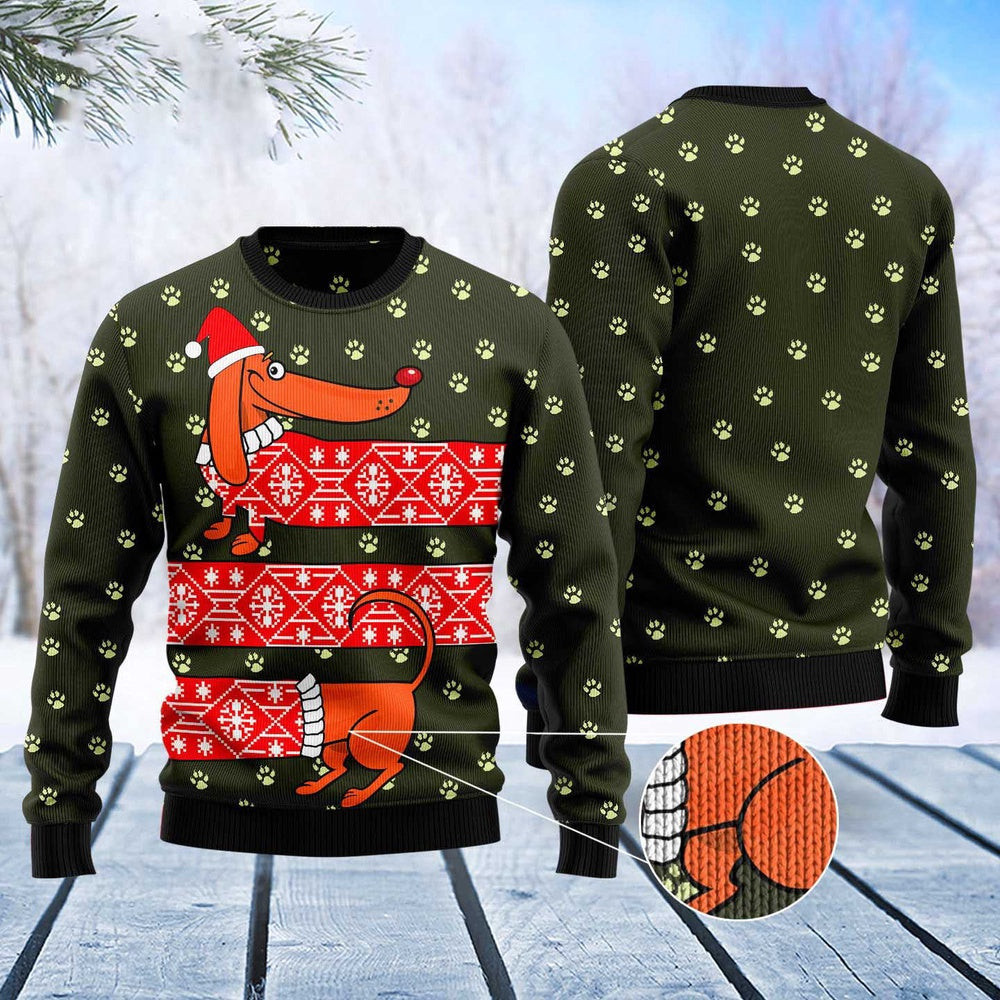 Dachshund Funny Christmas Ugly Christmas Sweater Funny Ugly Christmas Sweater Xmas Gifts