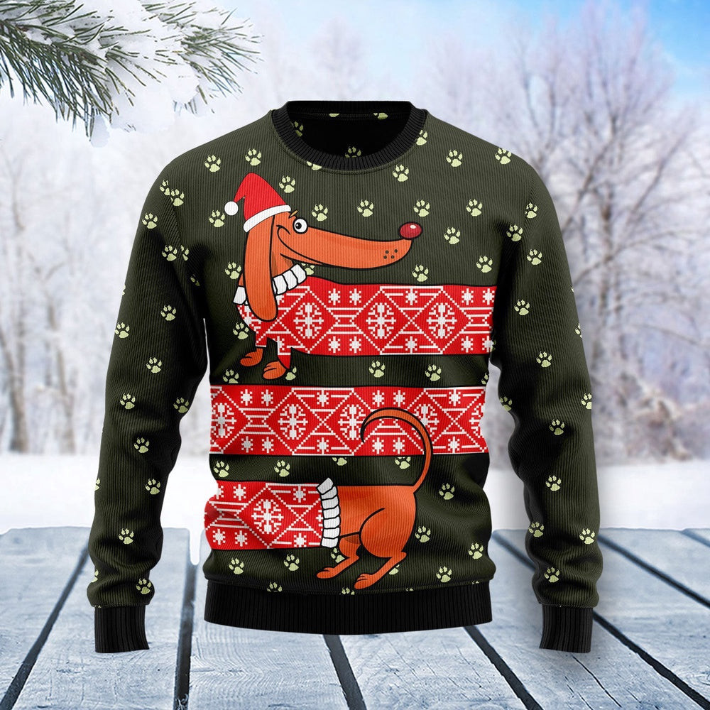 Dachshund Funny Christmas Ugly Christmas Sweater Gift For Christmas