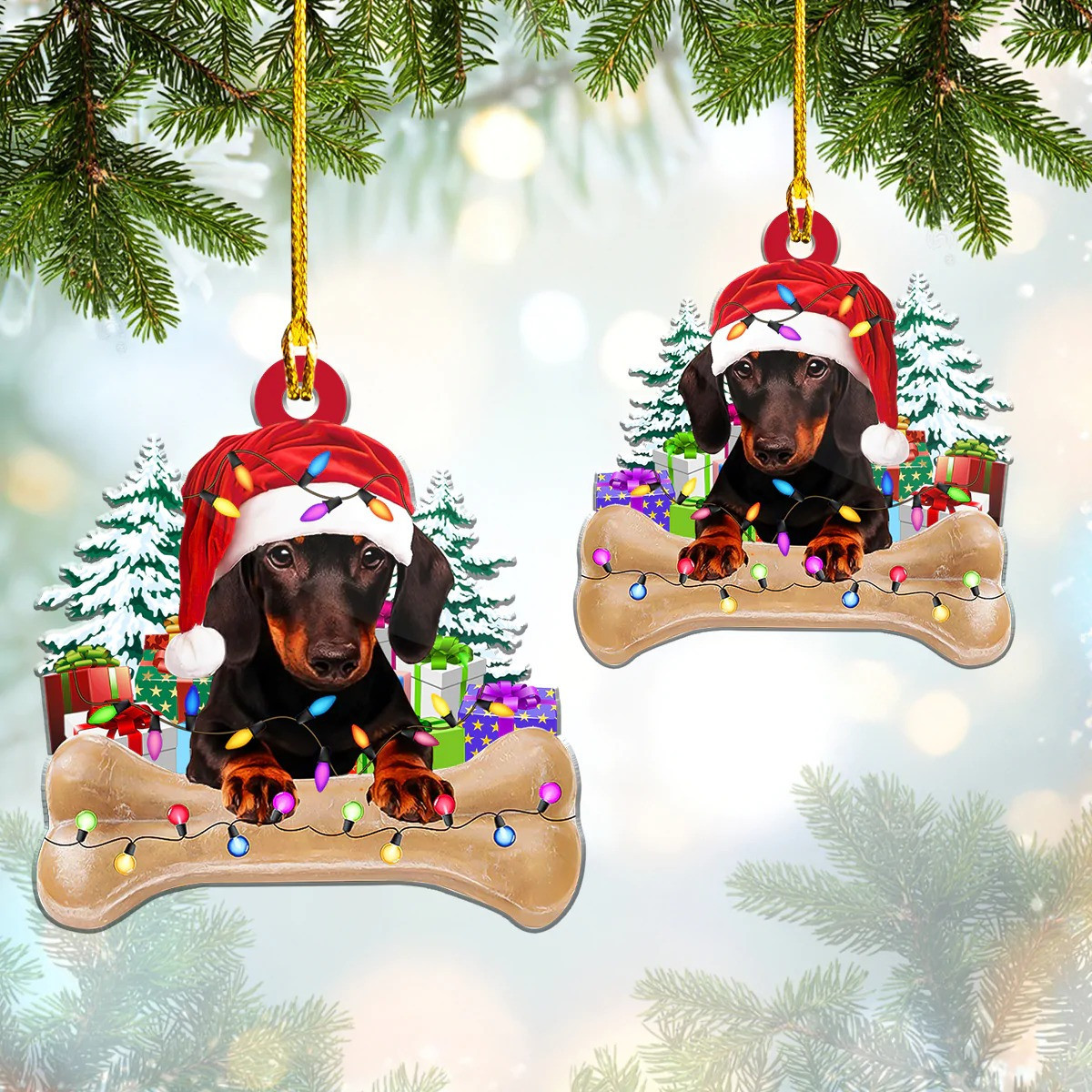 Dachshund Ornament Dachshund Christmas Tree Ornaments Decorating For Xmas