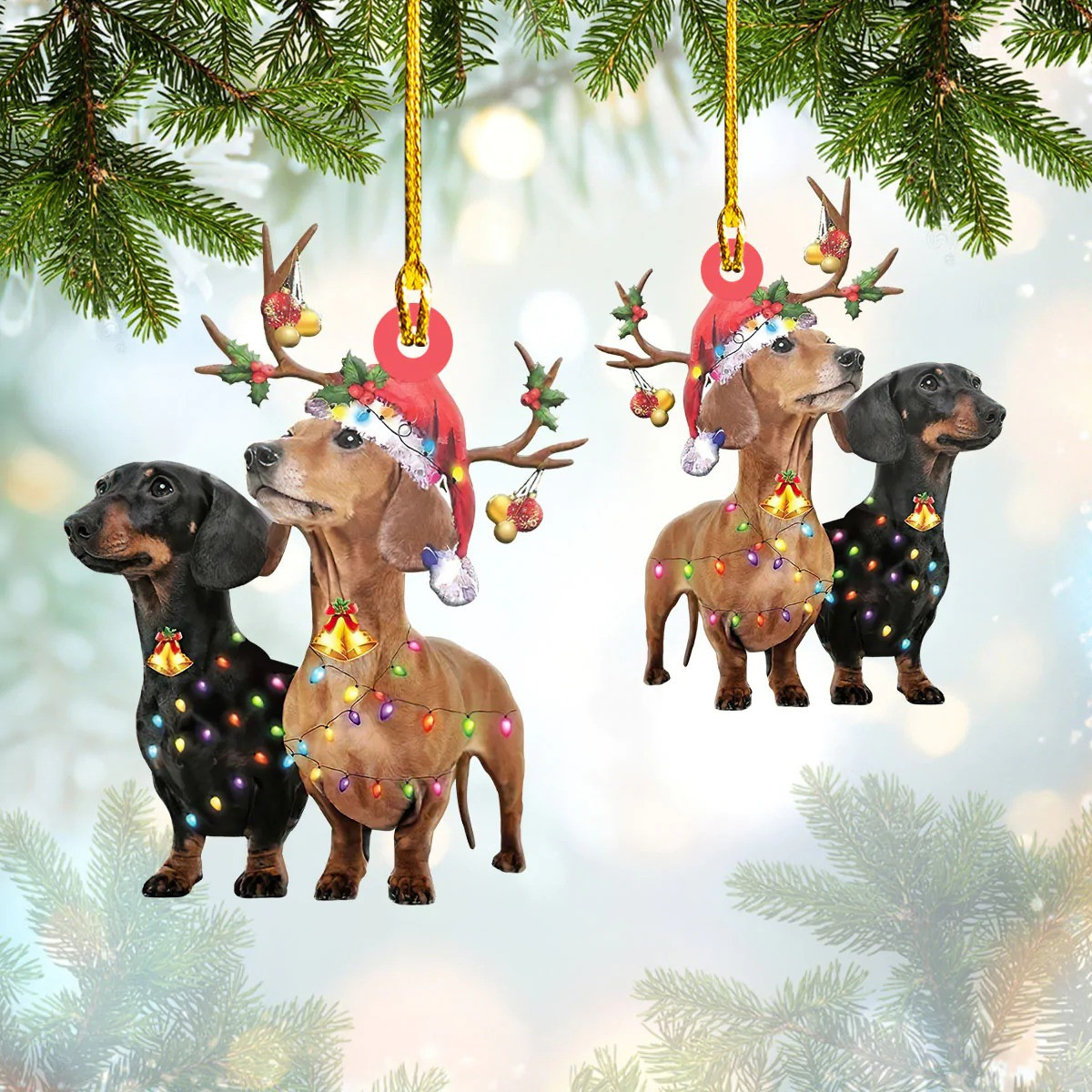 Dachshund Ornament Dachshund Lover Xmas Tree Ornaments Decoration Gifts