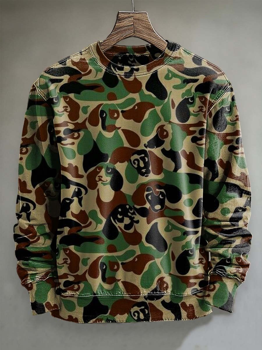 Dachshund Sweatshirt Camo Sausage Dogs Clothing Xmas Presents Ideas For Dachshund Lovers