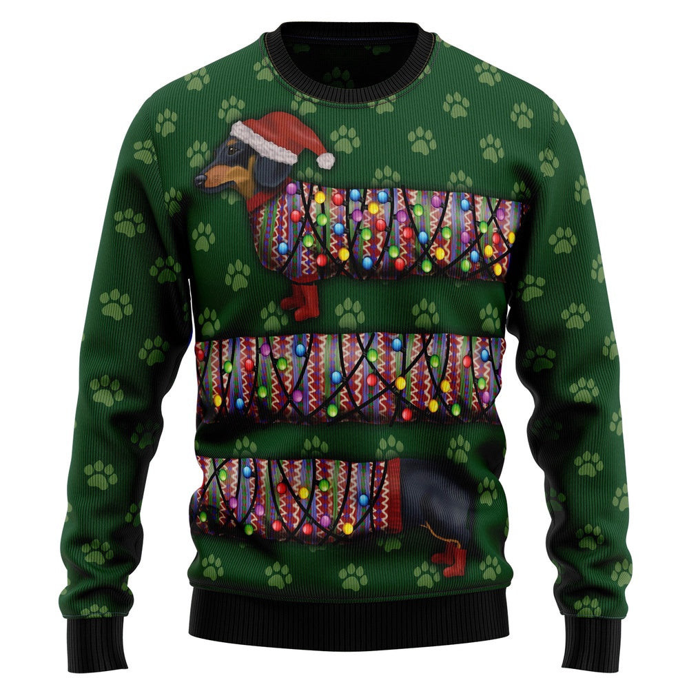Dachshund Ugly Christmas Sweater Gift For Christmas