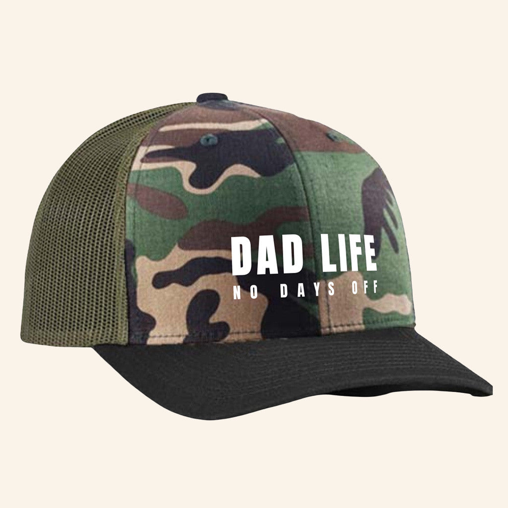Dad No Days Off Hat Camo Trucker Hat Birthday Gift Ideas For Dad Dad No Days Off Hat Camo Trucker Hat Birthday Gift Ideas For Dad
