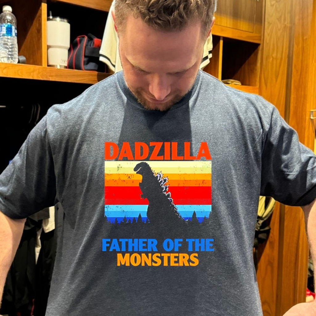 Dadzilla Father Of The Monsters Vintage Shirt Birthday Gift Ideas For Dad