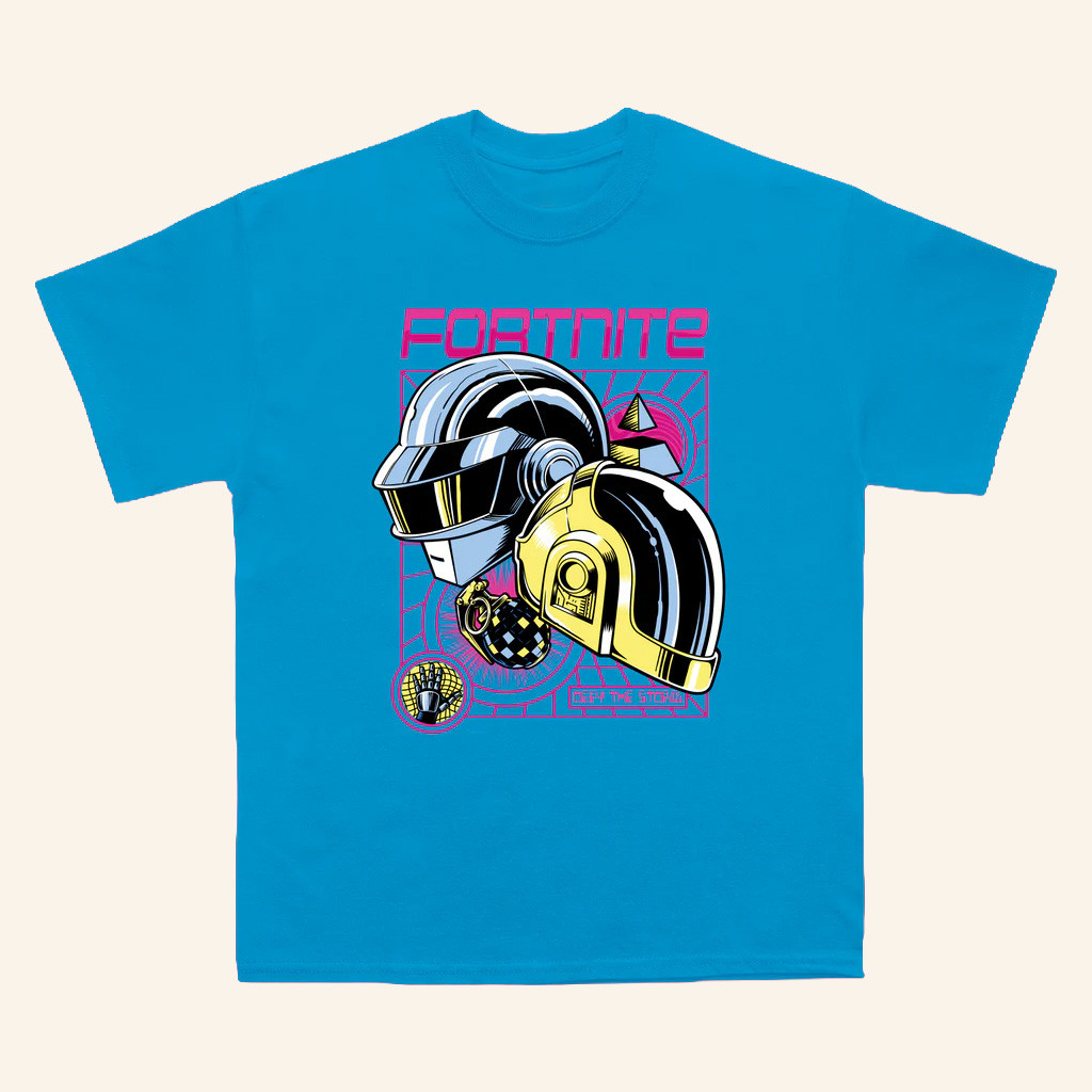 Daft Punk Fortnite Merch Fortnite x Daft Punk T-Shirt Christmas Presents For Him