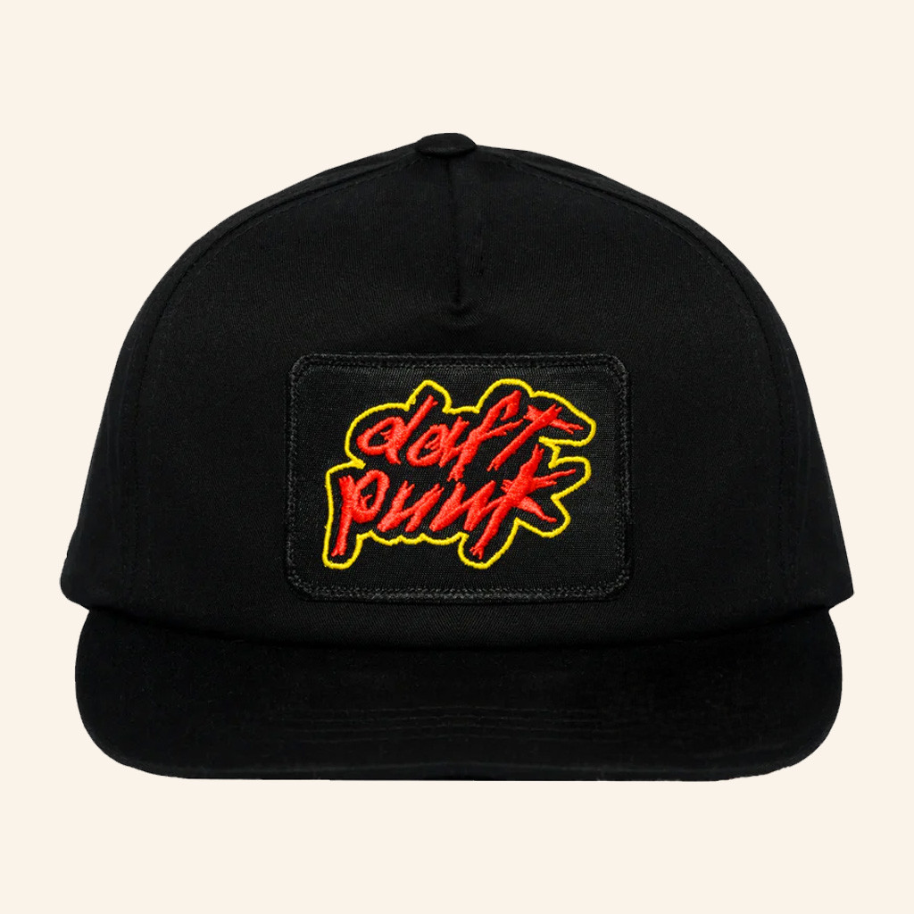 Daft Punk Merch Classic Daft Punk Logo Embroidered Snapback Hat Christmas Gifts For Dad Daft Punk Merch Classic Daft Punk Logo Embroidered Snapback Hat Christmas Gifts For Dad