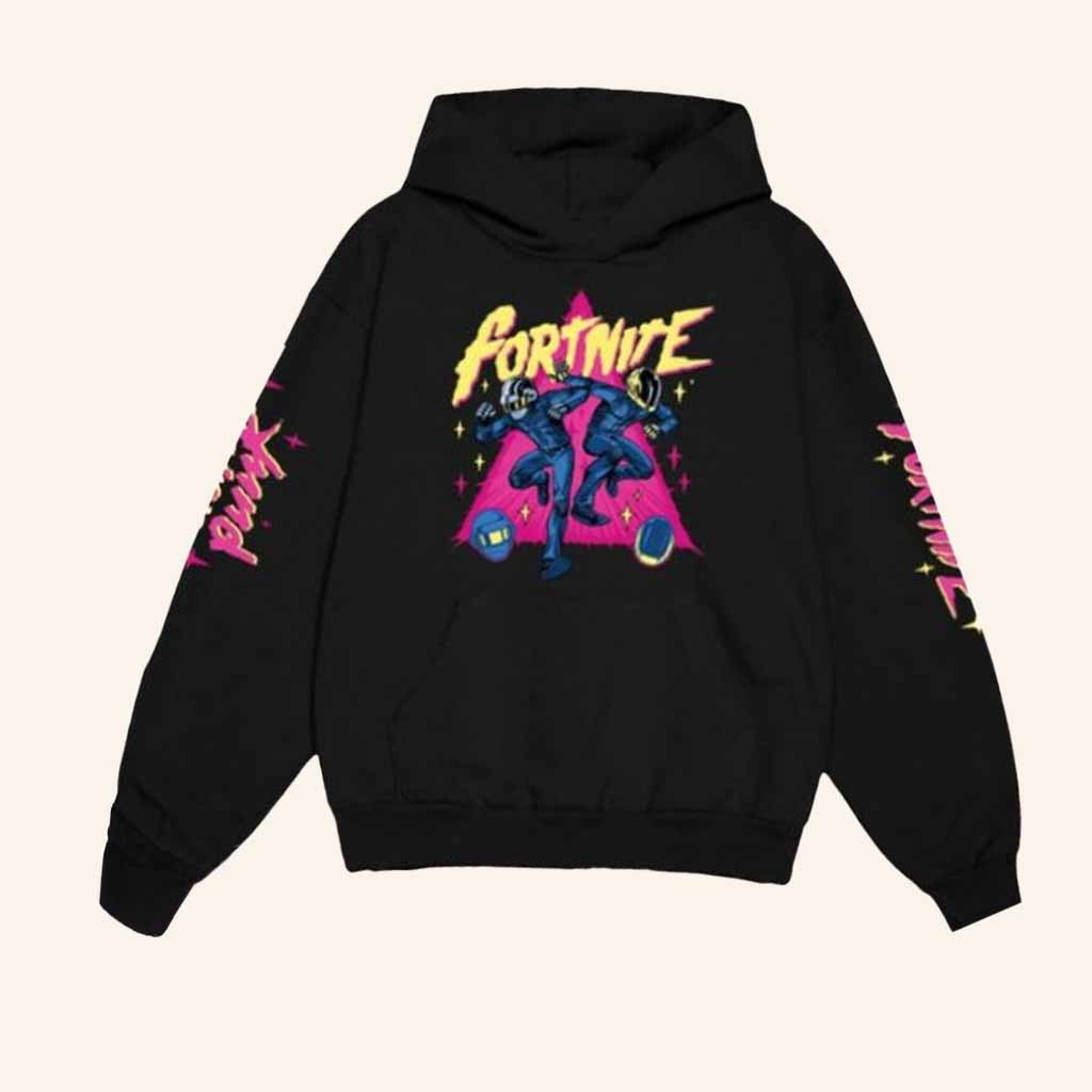 Daft Punk Merch Fortnite X Daft Punk Hoodie Unique Gifts For Music Lovers