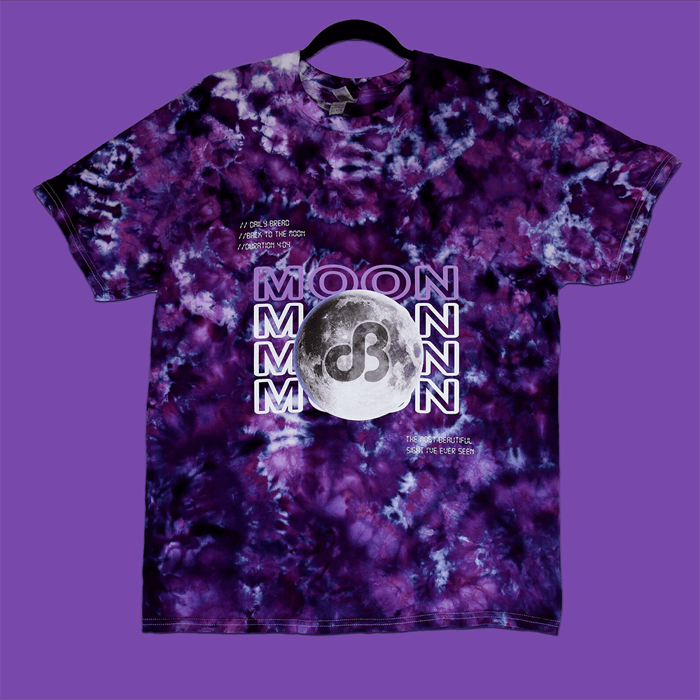 Daily Bread Merch Daily Bread Back To The Moon Tie Dye T-Shirt Gifts For Father'S Day Ideas