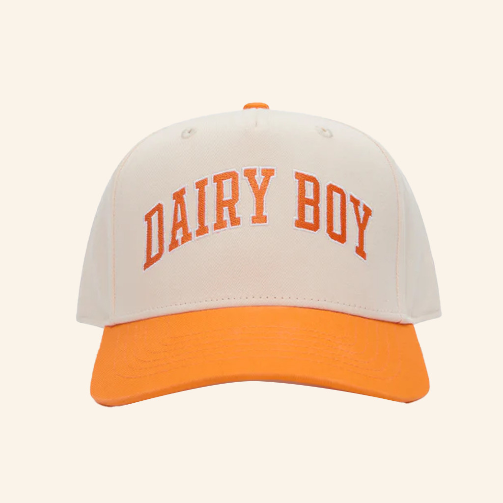 Dairy Boy Merch Study Break Varsity Embroidered Hat Gifts Ideas For Brothers