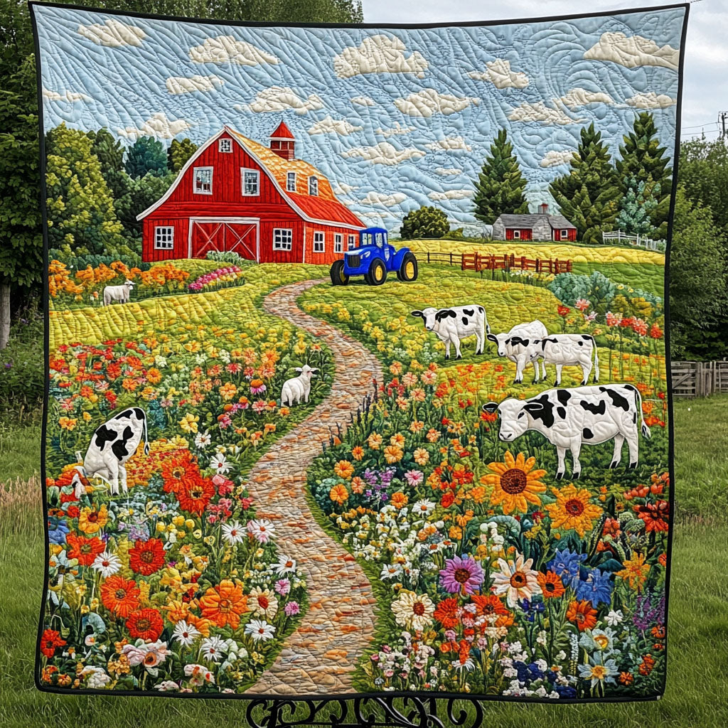Dairy Delight Quilted Blanket Best Throw Blanket Cowboy Western Gifts