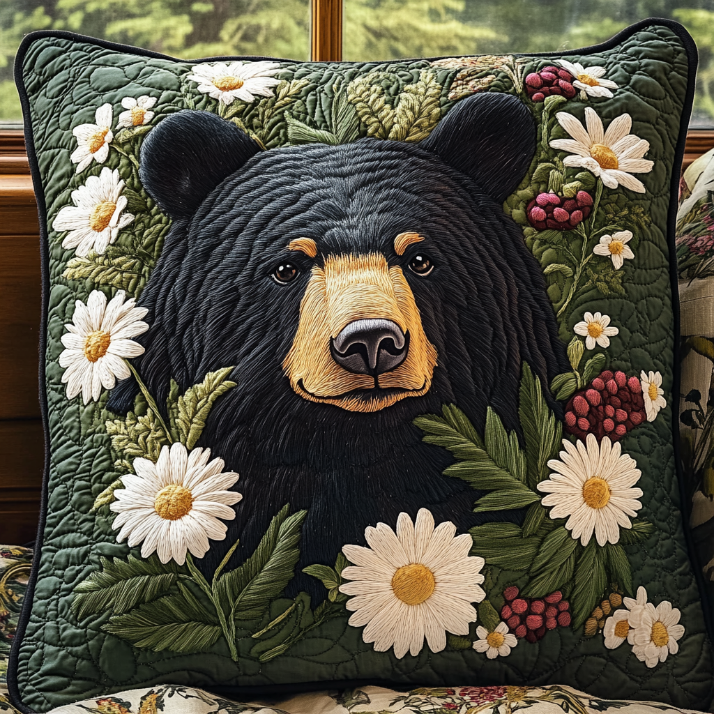 Daisy Comfort Quilted Pillow Case Best Cool Pillow Cases Gifts For Wildlife Enthusiasts
