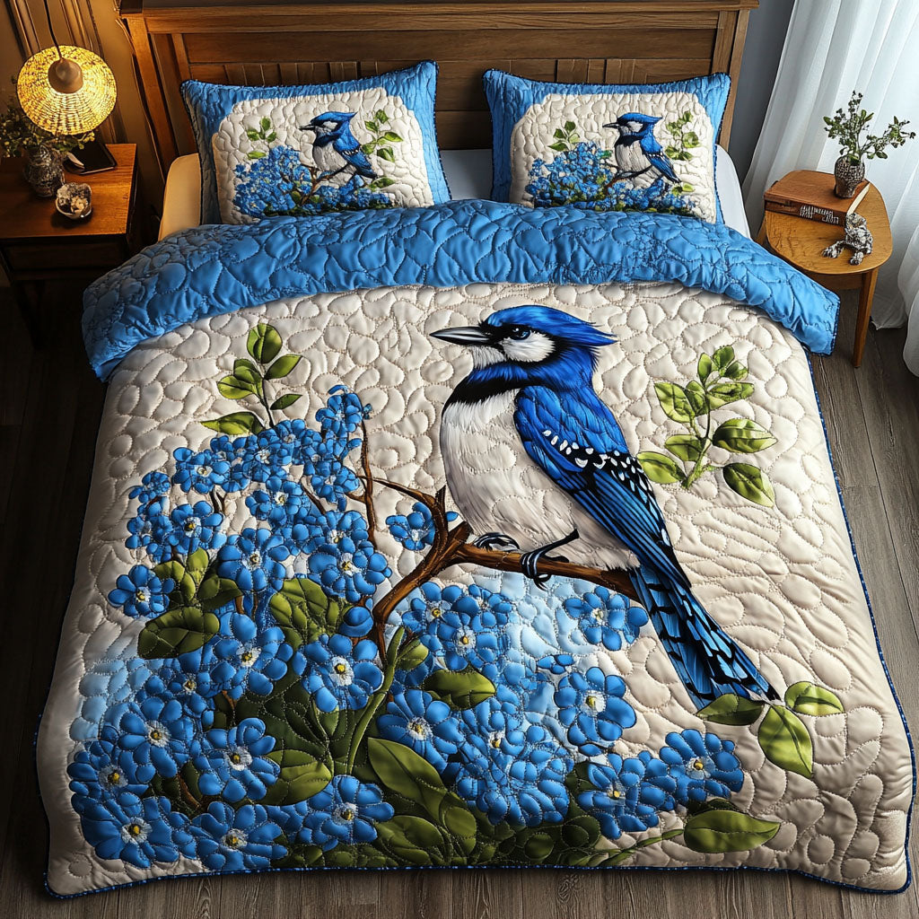 Daisy Encounter Quilted Bedding Set Bed Decorations Best Gifts For Birders