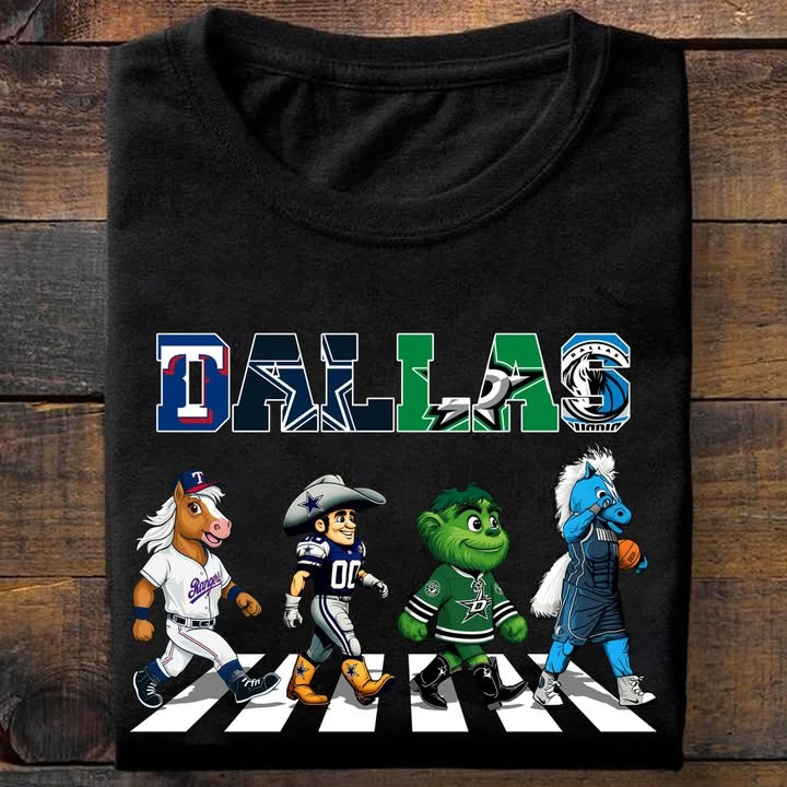 Dallas City Sport Teams Mascots T-Shirt Unique Gifts For Dallas Sport Teams Lovers Fans