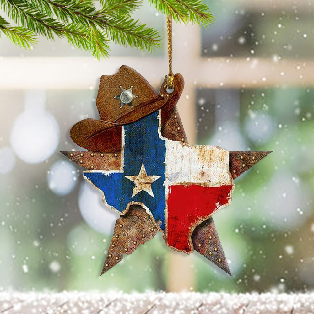Dallas Cowboy Texas Christmas Ornament Old Retro Dallas Cowboy Christmas Tree Decorations