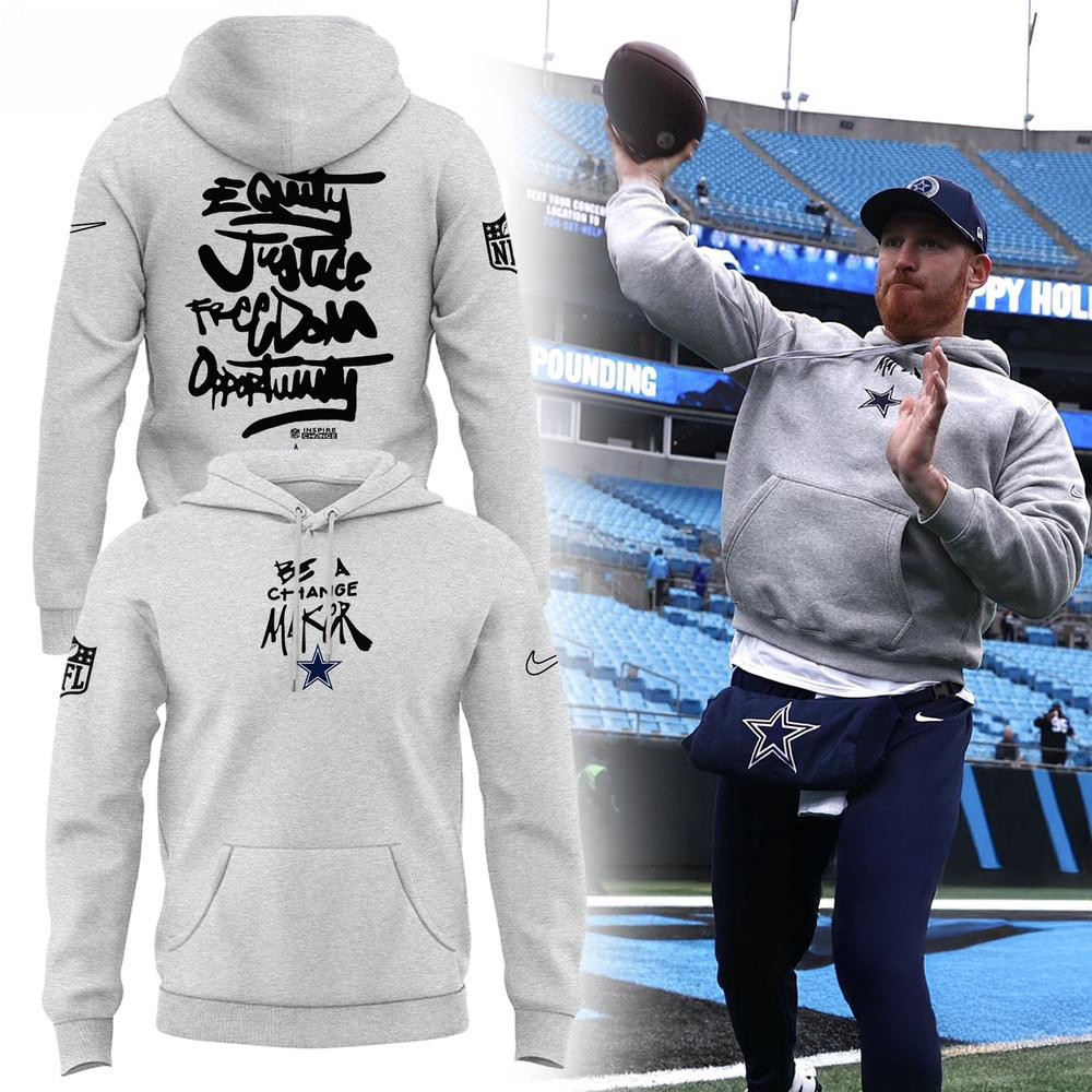 Dallas Cowboys Be A Change Maker Hoodie Football Themed Gifts
