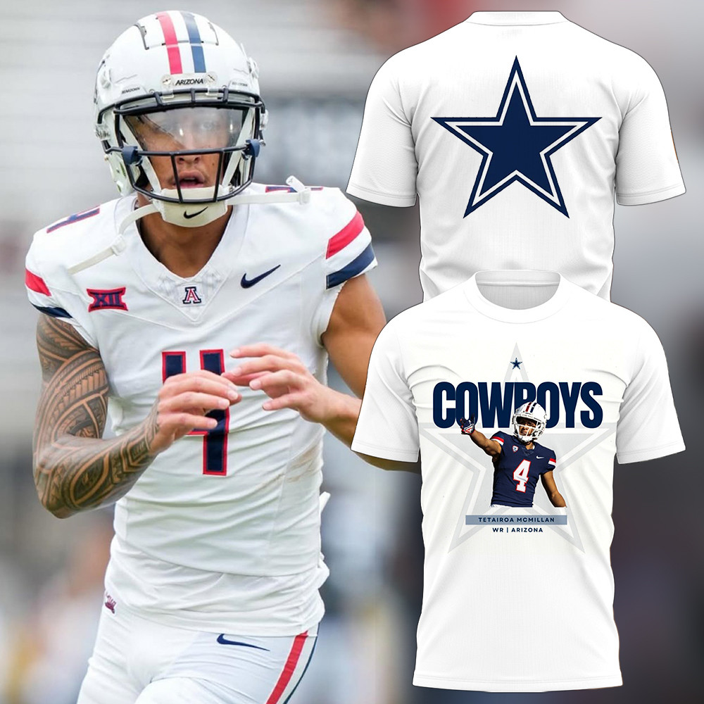 Dallas Cowboys Football Tetairoa McMillan Shirt Presents For Football Lovers