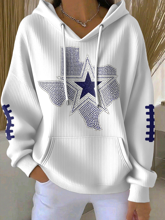 Dallas Football Hoodie Game Day Clothing DC Merch Gift Ideas For Football Lovers